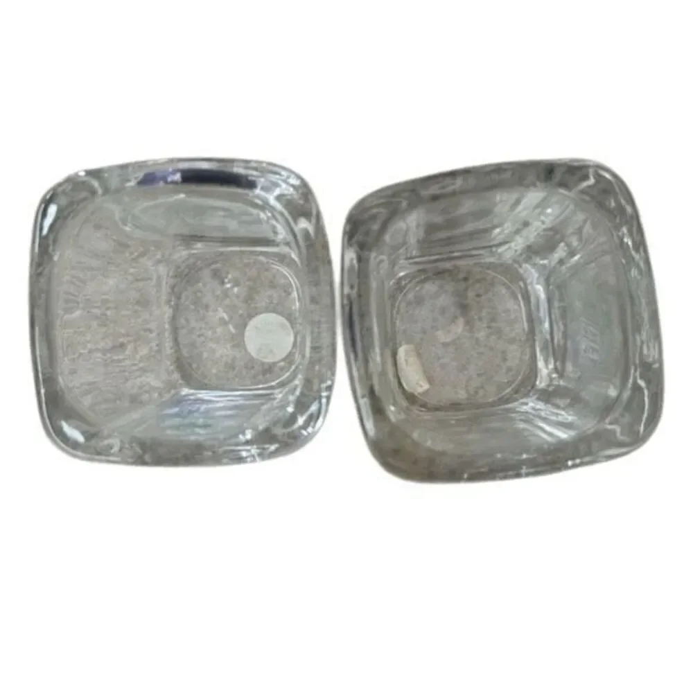 2 New York Giants Heavy Glass Shot Glasses